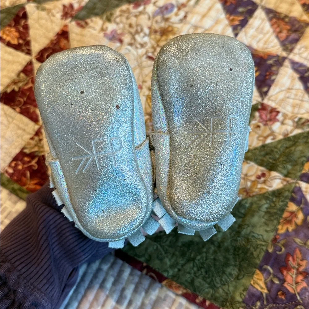 Freshly Picked Sparkle Baby Moccasin
